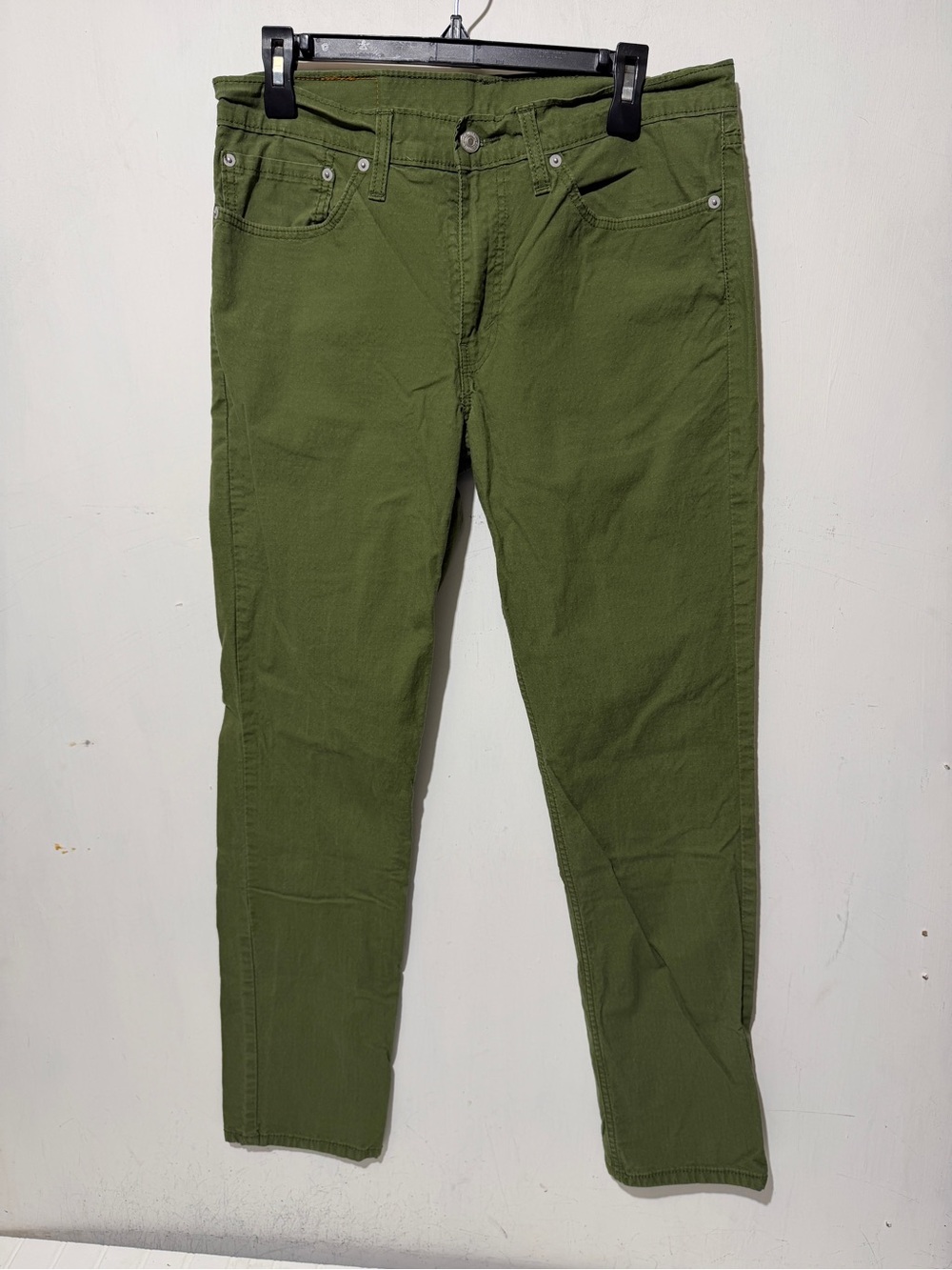 Levi's 511 Slim Fit Militsry Green Pants Size 32x30 H 34 x 32 T